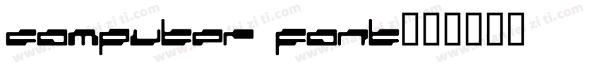 computer font字体转换